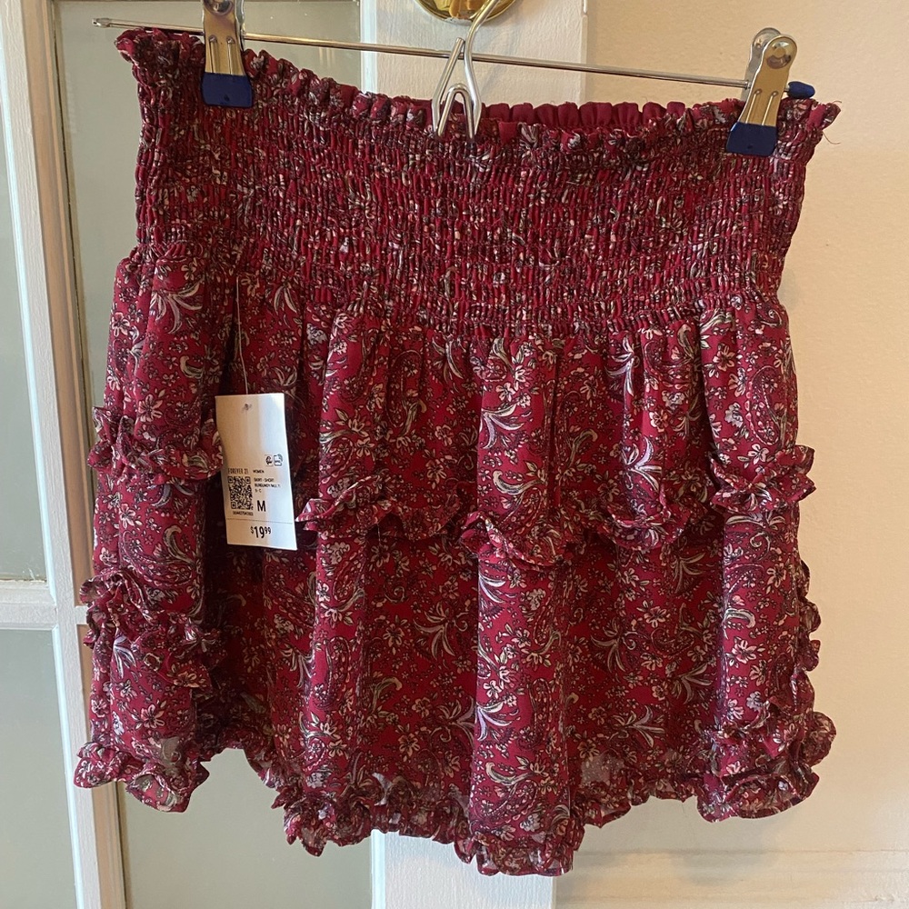 NWT Forever21 Floral Skirt